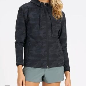 Vuori Black Camo hooded Utility Jacket